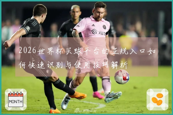 2026世界杯买球平台的正规入口如何快速识别与使用技巧解析
